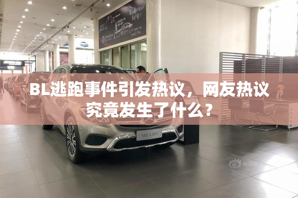 BL逃跑事件引发热议，网友热议究竟发生了什么？