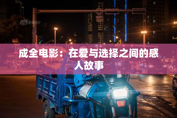 成全电影：在爱与选择之间的感人故事