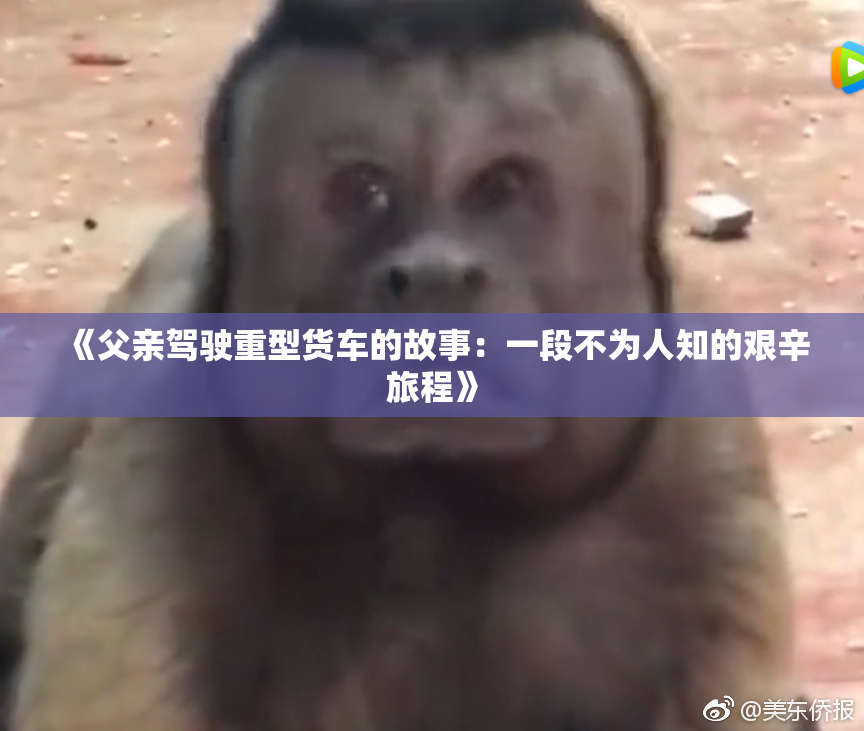 《父亲驾驶重型货车的故事：一段不为人知的艰辛旅程》
