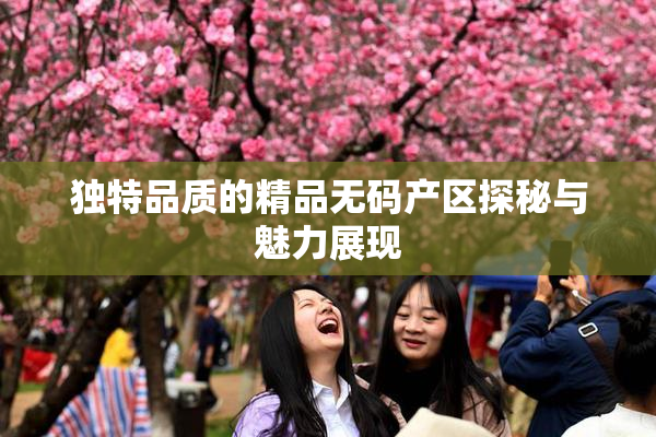 独特品质的精品无码产区探秘与魅力展现