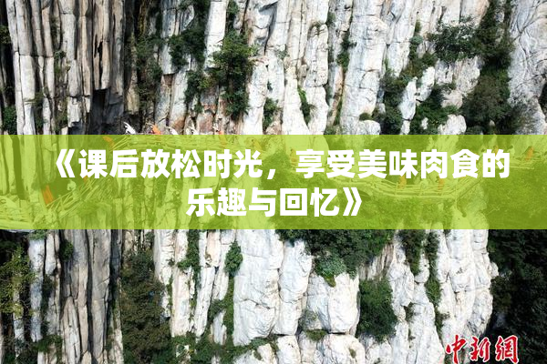 《课后放松时光，享受美味肉食的乐趣与回忆》