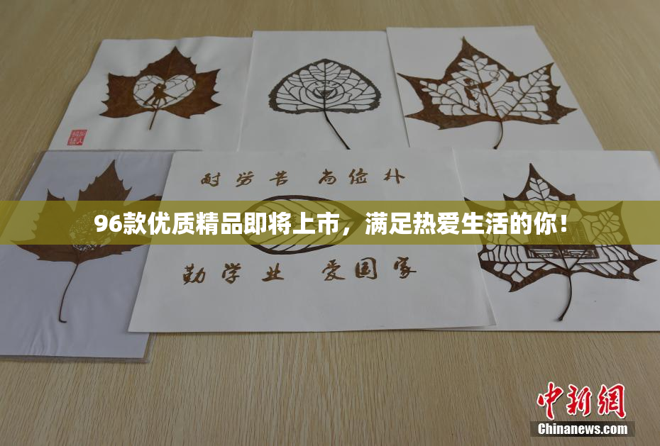96款优质精品即将上市，满足热爱生活的你！