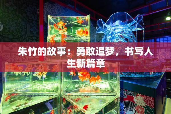 朱竹的故事：勇敢追梦，书写人生新篇章