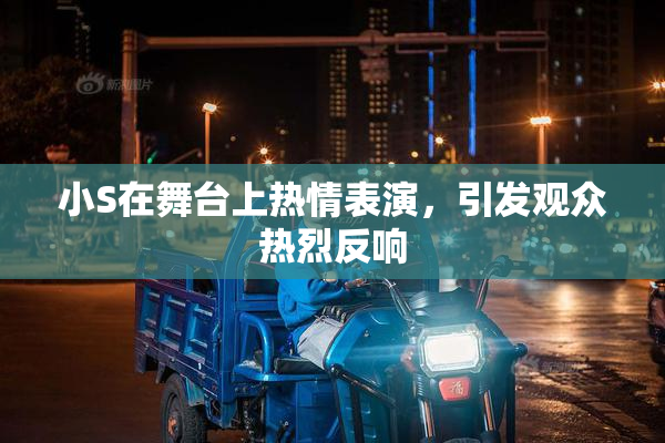 小S在舞台上热情表演，引发观众热烈反响