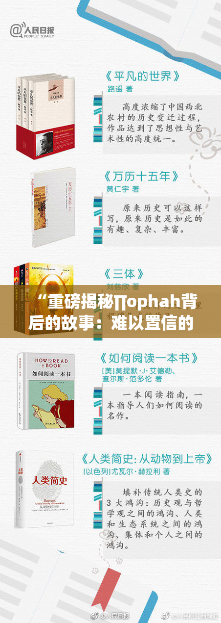 “重磅揭秘∏ophah背后的故事：难以置信的真相揭晓！”