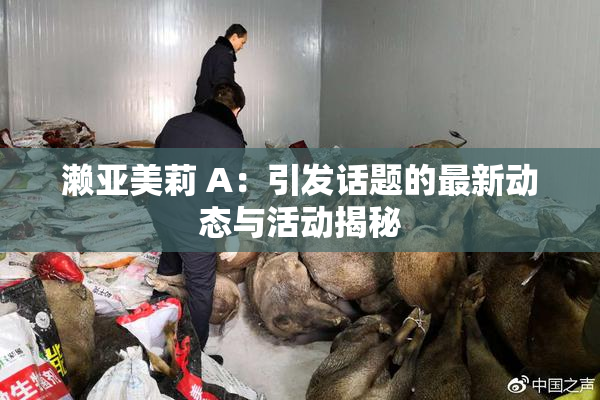 濑亚美莉 A：引发话题的最新动态与活动揭秘