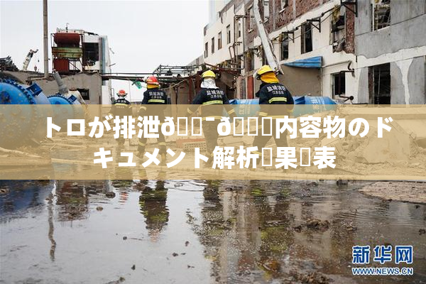 トロが排泄🔯👅内容物のドキュメント解析結果発表