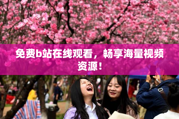 免费b站在线观看，畅享海量视频资源！