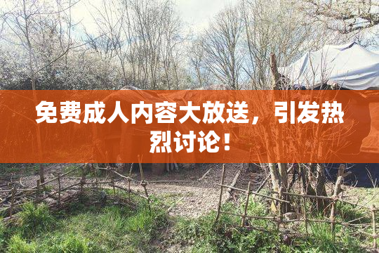 免费成人内容大放送，引发热烈讨论！