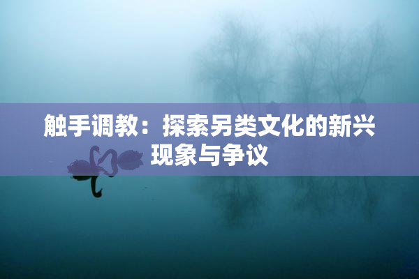 触手调教：探索另类文化的新兴现象与争议