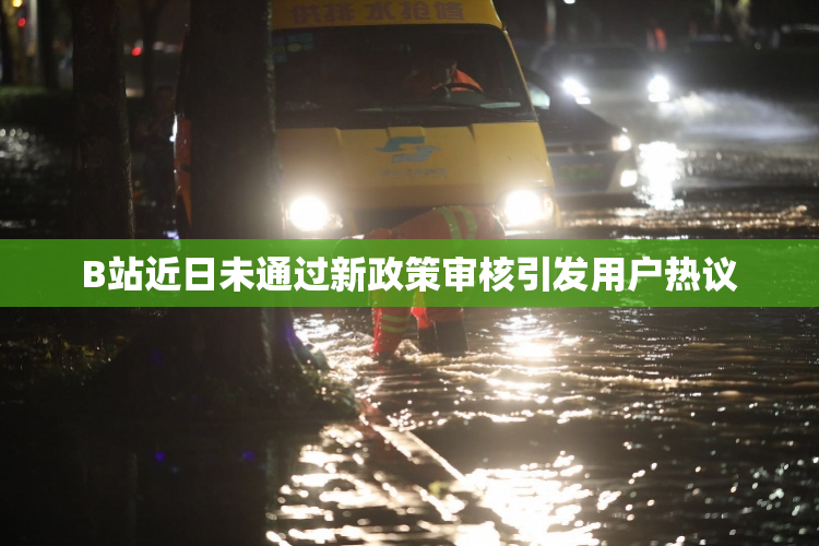 B站近日未通过新政策审核引发用户热议