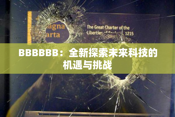 BBBBBB：全新探索未来科技的机遇与挑战