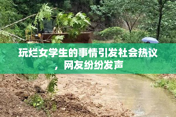 玩烂女学生的事情引发社会热议，网友纷纷发声