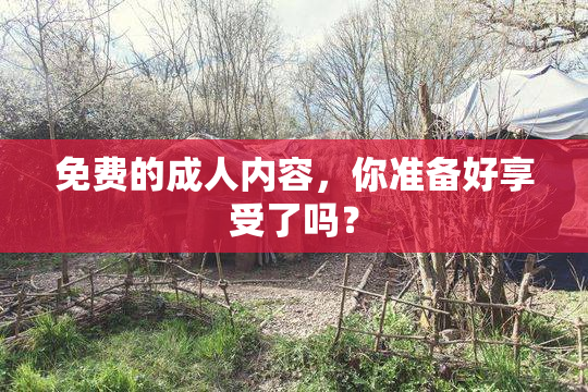免费的成人内容，你准备好享受了吗？