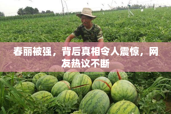 春丽被强，背后真相令人震惊，网友热议不断