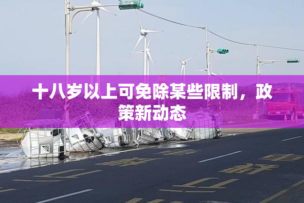 十八岁以上可免除某些限制，政策新动态