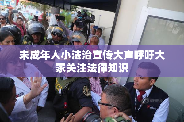 未成年人小法治宣传大声呼吁大家关注法律知识