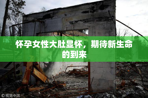 怀孕女性大肚显怀，期待新生命的到来