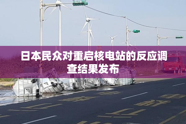 日本民众对重启核电站的反应调查结果发布