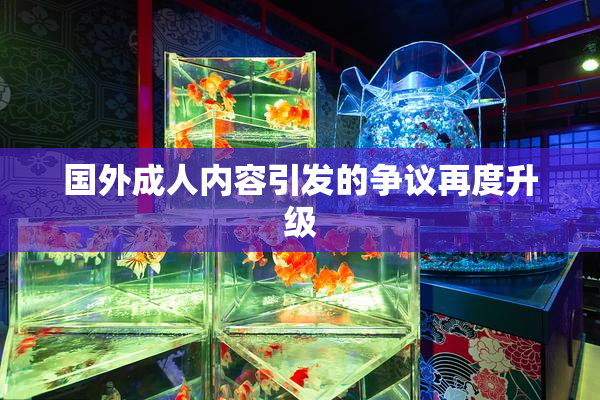 国外成人内容引发的争议再度升级