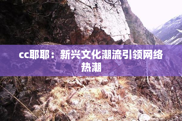 cc耶耶：新兴文化潮流引领网络热潮