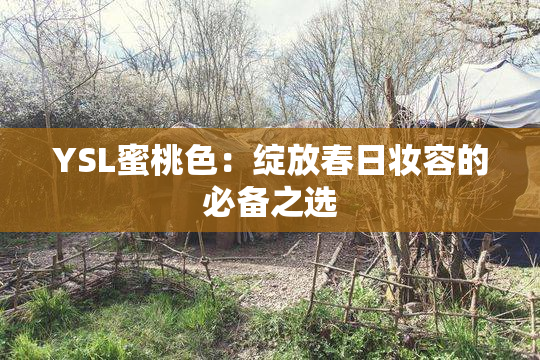 YSL蜜桃色：绽放春日妆容的必备之选