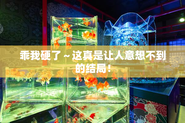 乖我硬了～这真是让人意想不到的结局！