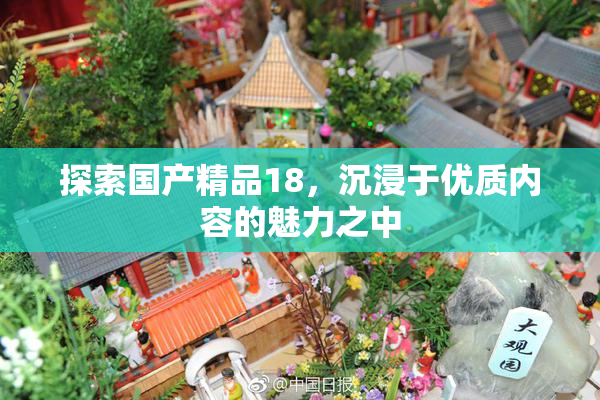 探索国产精品18，沉浸于优质内容的魅力之中