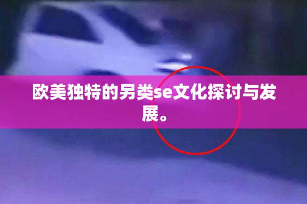 欧美独特的另类se文化探讨与发展。
