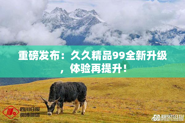 重磅发布：久久精品99全新升级，体验再提升！