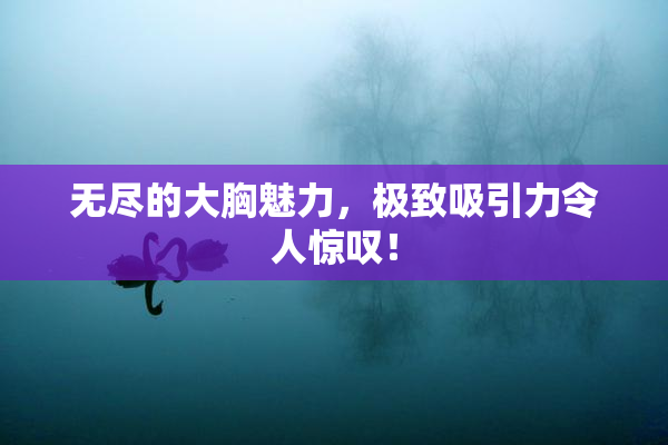无尽的大胸魅力，极致吸引力令人惊叹！