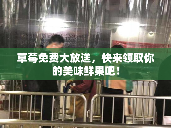 草莓免费大放送，快来领取你的美味鲜果吧！