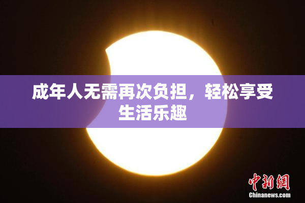 成年人无需再次负担，轻松享受生活乐趣