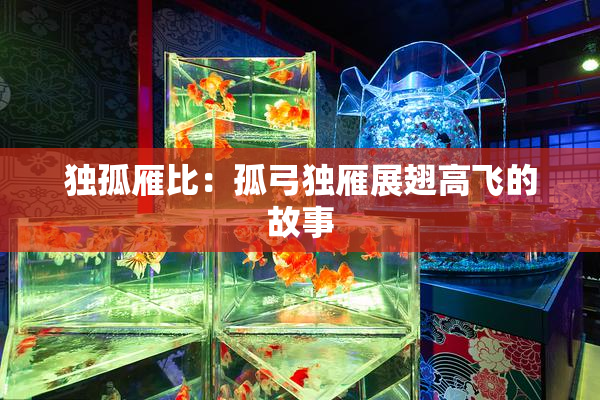 独孤雁比：孤弓独雁展翅高飞的故事