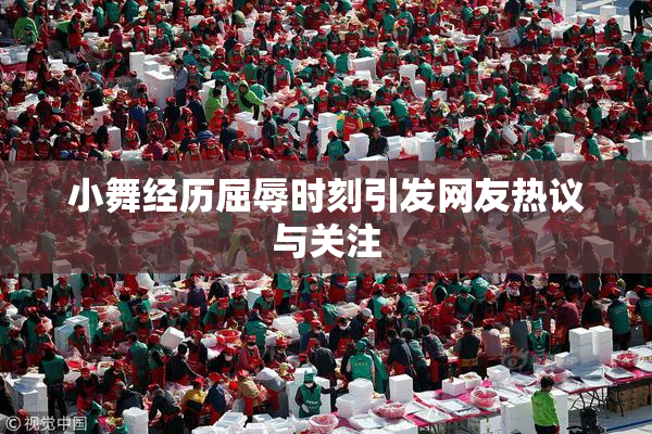 小舞经历屈辱时刻引发网友热议与关注