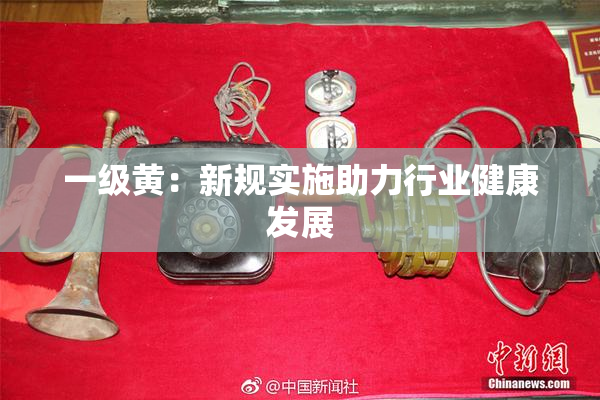 一级黄：新规实施助力行业健康发展