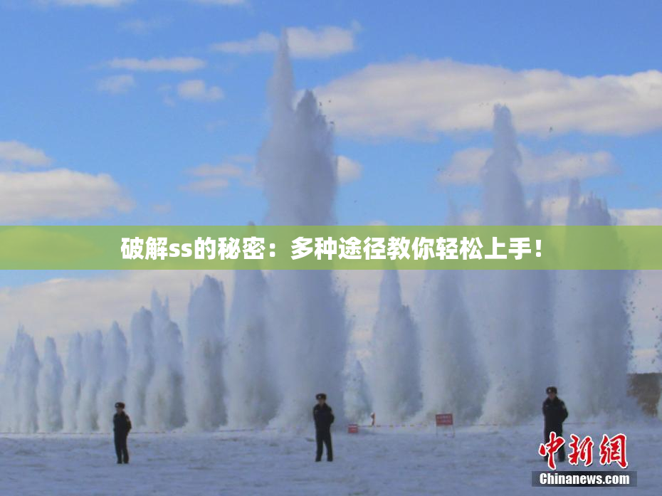 破解ss的秘密：多种途径教你轻松上手！