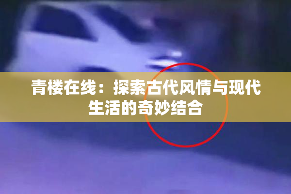 青楼在线：探索古代风情与现代生活的奇妙结合