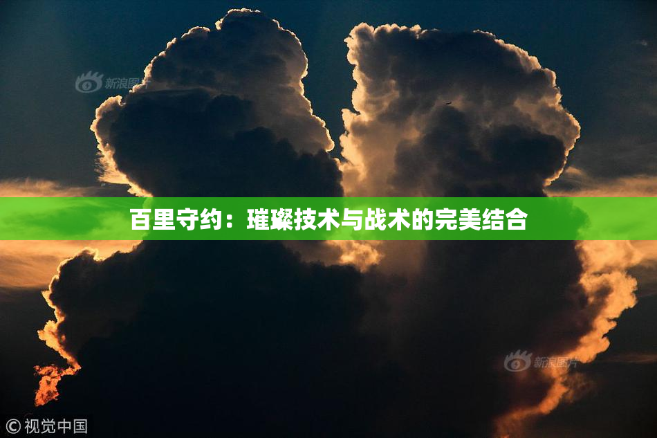 百里守约：璀璨技术与战术的完美结合