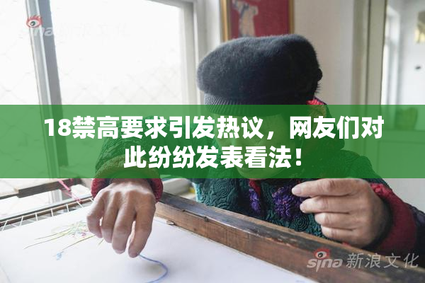18禁高要求引发热议，网友们对此纷纷发表看法！