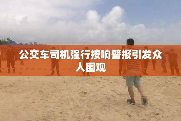 公交车司机强行按响警报引发众人围观
