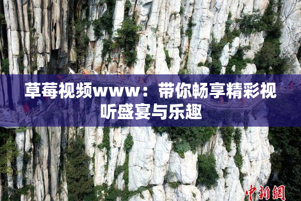 草莓视频www：带你畅享精彩视听盛宴与乐趣