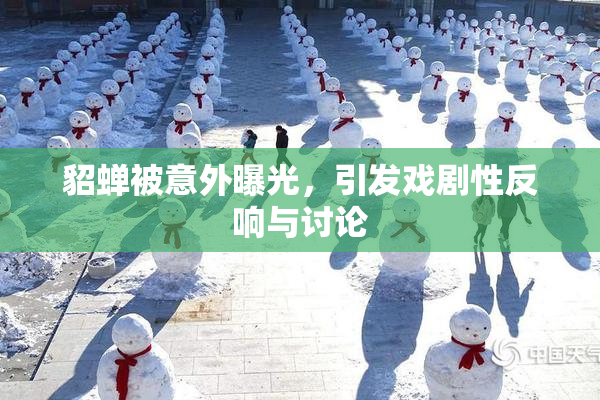 貂蝉被意外曝光，引发戏剧性反响与讨论