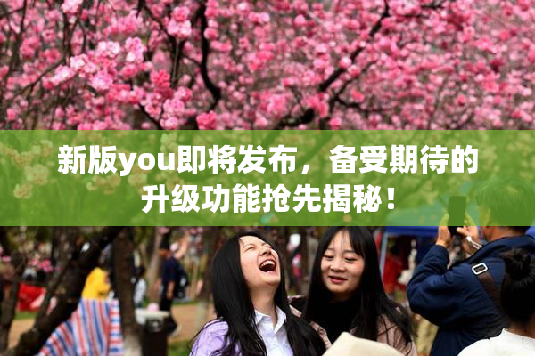 新版you即将发布，备受期待的升级功能抢先揭秘！