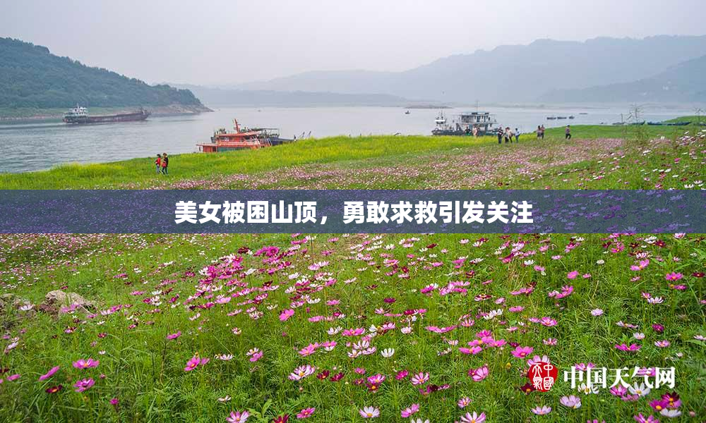 美女被困山顶，勇敢求救引发关注