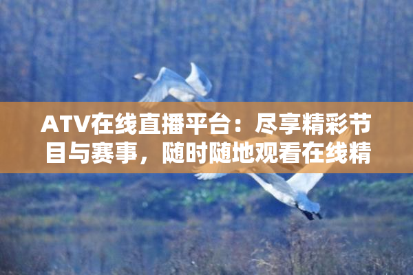 ATV在线直播平台：尽享精彩节目与赛事，随时随地观看在线精彩内容