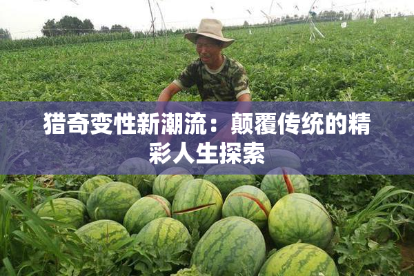 猎奇变性新潮流：颠覆传统的精彩人生探索