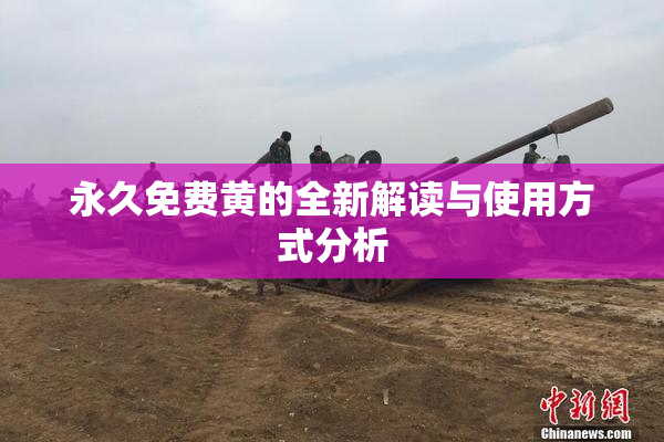 永久免费黄的全新解读与使用方式分析