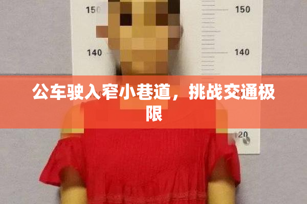 公车驶入窄小巷道，挑战交通极限