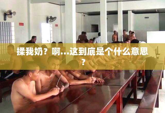 揉我奶？啊…这到底是个什么意思？